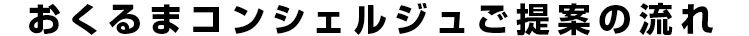 おくるまコンシェルジュご提案の流れ